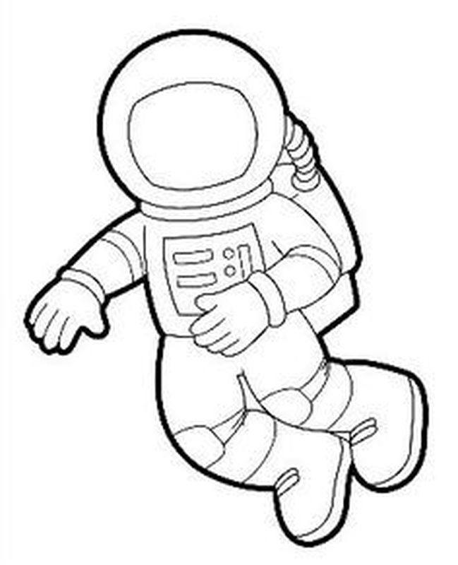 Astronauta Para Colorear Dibujos Para Colorear E Imprimir Online