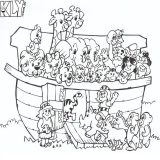Dibujos del arca de Noé para colorear (2/87)