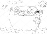 Imágenes del arca de Noé para colorear (36/87)