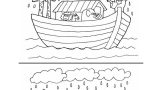 Dibujos del arca de Noé para colorear (39/87)