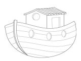 Dibujos de el arca de Noé para niños (17/23)