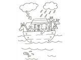 Dibujos de el arca de Noé para niños (20/23)