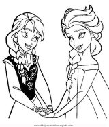 Elsa y Anna para colorear (6/97)