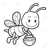 dibujos de abejas para niños (5/81)
