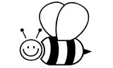 dibujos de abejas para imprimir y colorear (10/81)