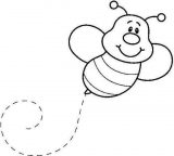 dibujos de abejas para imprimir y colorear (27/81)