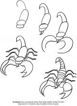 Dibujos de escorpiones de colorear (24/50)