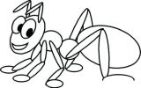 Dibujos de hormigas para colorear (16/83)