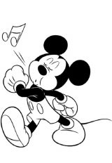 Imágenes de Mickey Mouse para dibujar (4/4)