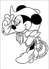 Los mejores dibujos para colorear de Minnie (4/16)