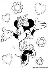 Minnie para colorear: Dibujos de minnie para colorear (87/134)
