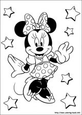 Minnie para colorear: Dibujos de minnie para colorear (89/134)