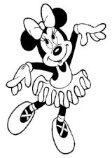 Los mejores dibujos para colorear de Minnie (96/134)