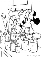 Minnie mouse para colorear (110/134)