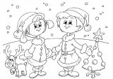 Dibujos de Navidad para colorear (321/365)