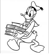 Pato Donald para colorear e imprimir (77/288)